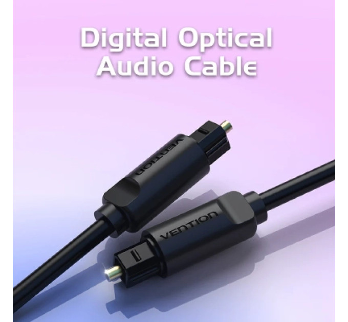 Vention Кабель мультимедійний Optical Fiber Audio Cable 1.5M Black VENTION (BAEBG)