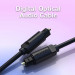Vention Кабель мультимедійний Optical Fiber Audio Cable 1.5M Black VENTION (BAEBG)