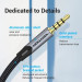 Vention Кабель мультимедійний TRRS 3.5MM Male to Male Aux Cable 1M Gray VENTION (BAQHF)