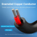 Vention Кабель мультимедійний 2-Male to 2-Male RCA Cable 1.5M Black VENTION (BCMBG)