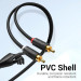 Vention Кабель мультимедійний 2-Male to 2-Male RCA Cable 1.5M Black VENTION (BCMBG)