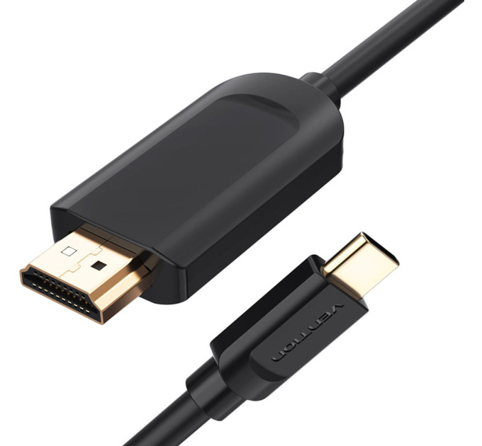 Vention Кабель мультимедійний Type-C to HDMI Cable 1.5M Black VENTION (CGUBG)