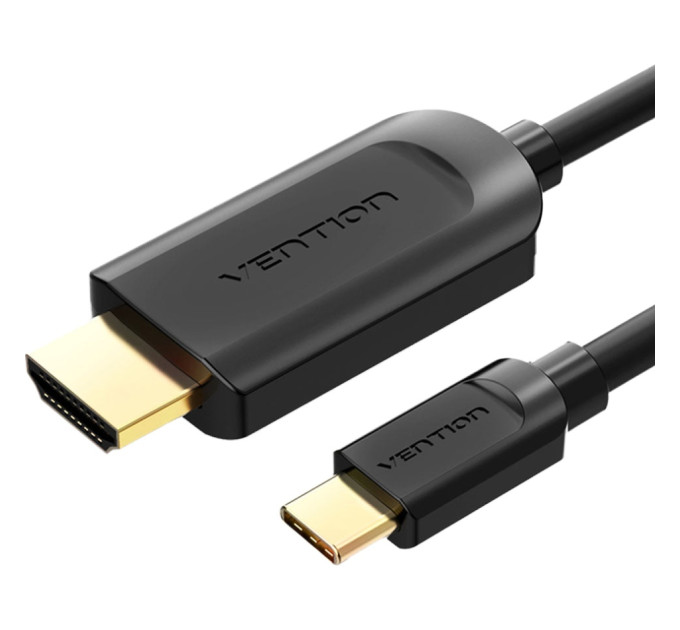 Vention Кабель мультимедійний Type-C to HDMI Cable 1.5M Black VENTION (CGUBG)