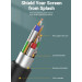 Vention Кабель мультимедійний VGA(3+6) Male to Male Cable with ferrite cores 20M Black VENTION (DAEBQ)