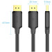 Vention Кабель мультимедійний DisplayPort Male to Male 4K HD Cable 1M Black VENTION (HAKBF)
