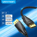 Vention Кабель мультимедійний Cotton Braided DP Male to Male Cable 1.5M Black VENTION (HCCBG)