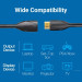 Vention Кабель мультимедійний HDMI Extension Cable 2M Black VENTION (VAA-B06-B200)