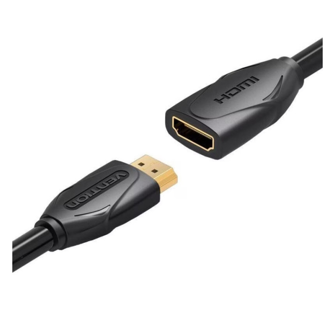 Vention Кабель мультимедійний HDMI Extension Cable 2M Black VENTION (VAA-B06-B200)