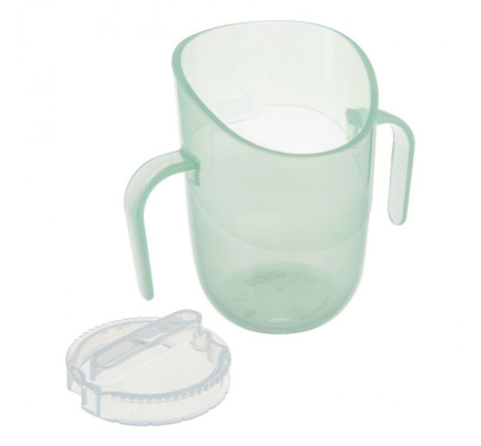 Набір дитячого посуду Lovi Pistachio кружка з вставкою 6 міс (35/368_gre)