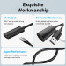 Vention Дата кабель USB 2.0 Type-A Male to Type-A Female Active Extension Cable 15M Black VENTION (CBKBN)