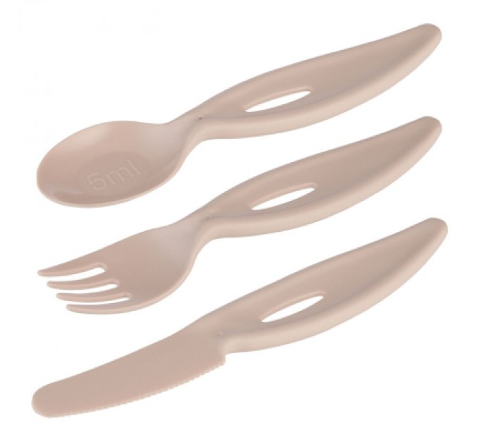 Набір дитячого посуду Lovi столові прибори (виделканіжложка) - рожеві (31/418_pin)