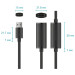 Vention Дата кабель USB 2.0 Type-A Male to Type-A Female Active Extension Cable 30M Black VENTION (CBKBT)