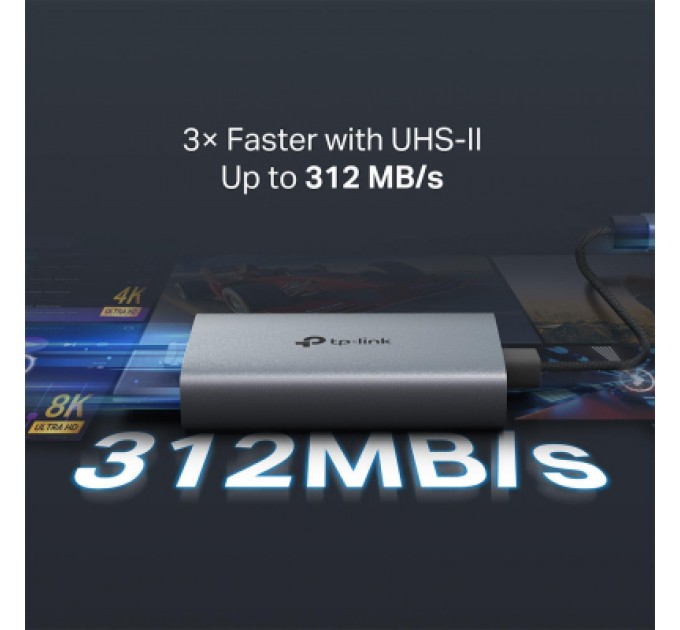 Зчитувач флеш-карт TP-Link USB-C to SD/TF (UA440C)
