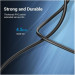 Vention Дата кабель USB 2.0 A Male to B Male Cable 5M Black PVC Type VENTION (COQBJ)