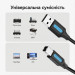 Vention Дата кабель USB 2.0 A Male to B Male Cable with Ferrite Cores 10M Black PVC Type VENTION (COQBL)