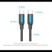 Vention Дата кабель USB 2.0 C Male to C Male 5A Cable 1.5M Black PVC Type VENTION (COTBG)