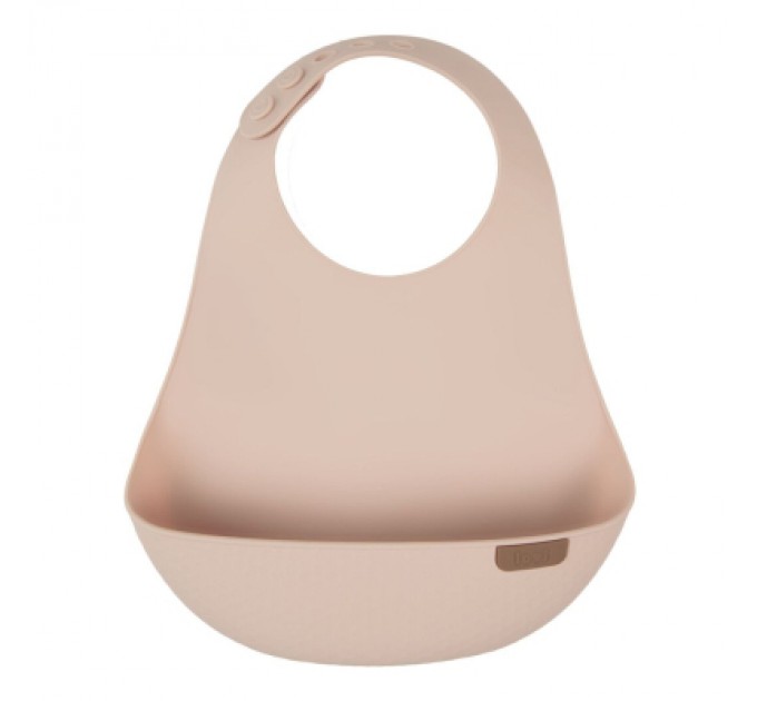 Нагрудничок Lovi Nude силіконовий, бежевий (51/031_pin)