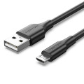 Vention Дата кабель USB 2.0 A Male to Micro-B Male 2A Cable 1M Black VENTION (CTIBF)
