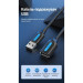 Vention Дата кабель USB 2.0 A Male to A Female Extension Cable 0.5M black PVC Type VENTION (CBIBD)