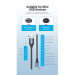 Vention Дата кабель USB 2.0 A Male to Mini-B Male Cable 1M Black PVC Type VENTION (COMBF)