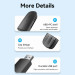 Vention Зчитувач флеш-карт 2-in-1 USB 3.0 A Card Reader(SD+TF) Black Dual Drive Letter VENTION (CLGB0)