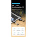 Vention Зчитувач флеш-карт 2-in-1 USB 3.0 A+C Card Reader(SD+TF) Gray Dual Drive Letter Aluminum Alloy Type VENTION (CLLH0)