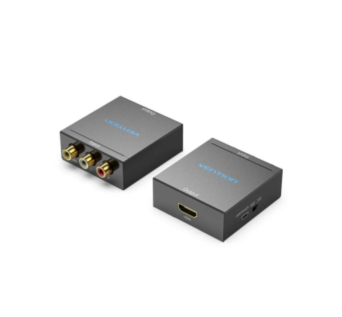 Vention Конвертор RCA to HDMI Converter Black Metal Type VENTION (AEFB0)