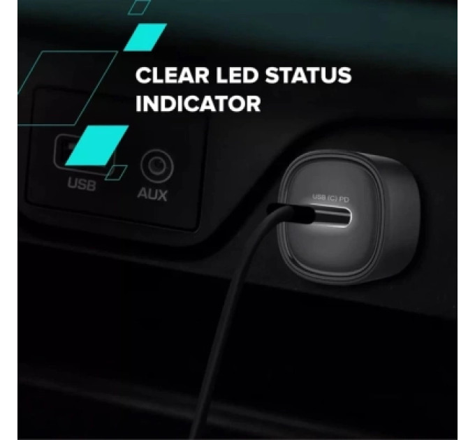Canyon Зарядний пристрій Canyon USB-C PD30W black (CNE-CCABR2C)