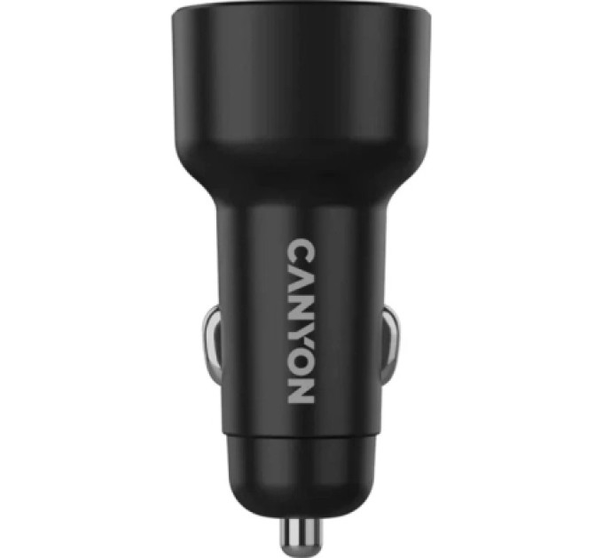 Canyon Зарядний пристрій Canyon 1xUSB + 1xUSB-C PD48W black (CNE-CCABR3AC)