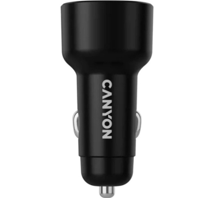 Canyon Зарядний пристрій Canyon 2xUSB-C PD60W black (CNE-CCABR3CC)