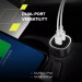Canyon Зарядний пристрій Canyon 1xUSB + 1xUSB-C PD85W black (CNE-CCABR8AC)