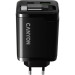 Canyon Зарядний пристрій Canyon 1xUSB-C PD65W + 1xUSB QC3.0 + cable USB-C to USB-C black (CNS-CURC65ACB)