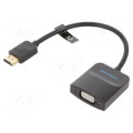 Vention Перехідник HDMI to VGA Converter 0.15M Black VENTION (42154)