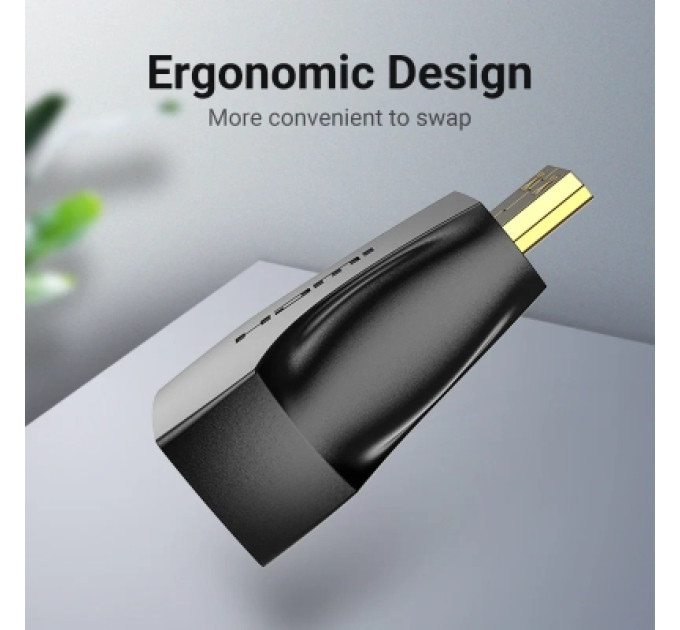 Vention Перехідник Mini HDMI Male to HDMI Female Adapter Black VENTION (AISB0)