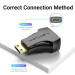 Vention Перехідник Mini HDMI Male to HDMI Female Adapter Black VENTION (AISB0)