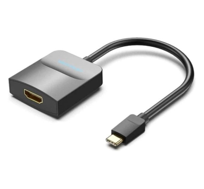 Vention Перехідник Type-C to HDMI Adapter 0.15M Black ABS Type VENTION (TDCBB)