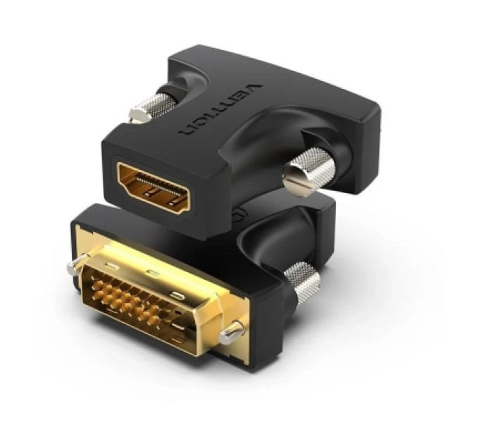 Vention Перехідник HDMI Female to DVI (24+1) Male Adapter Black VENTION (AILB0)