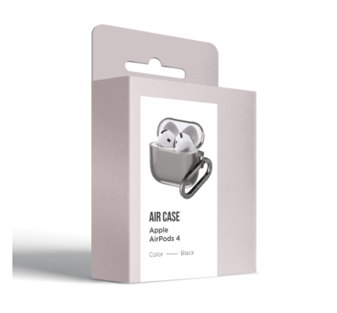 Armorstandart Чохол для навушників Armorstandart Air для Apple Airpods 4 Black (ARM82606) (ARM82606)