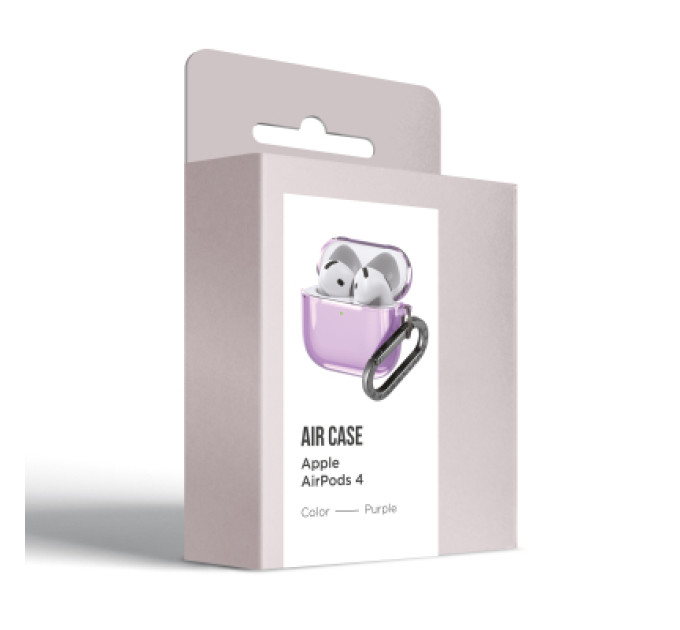 Armorstandart Чохол для навушників Armorstandart Air для Apple Airpods 4 Purple (ARM82617) (ARM82617)