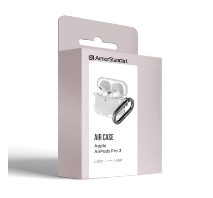 Armorstandart Чохол для навушників Armorstandart Air для Apple Airpods Pro 3 Clear (ARM88268) (ARM88268)