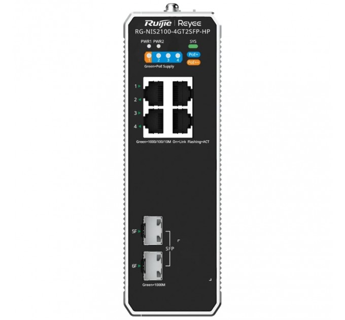 Комутатор Ruijie Reyee RG-NIS2100-4GT2SFP-HP