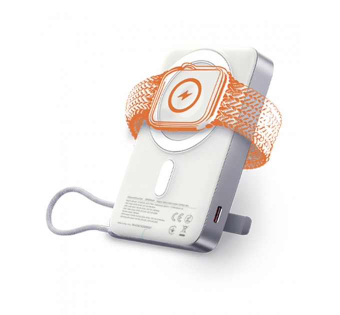 Універсальна мобільна батарея Sigma mobile X-power SI10A8QL-MAG 10000mAh Silver