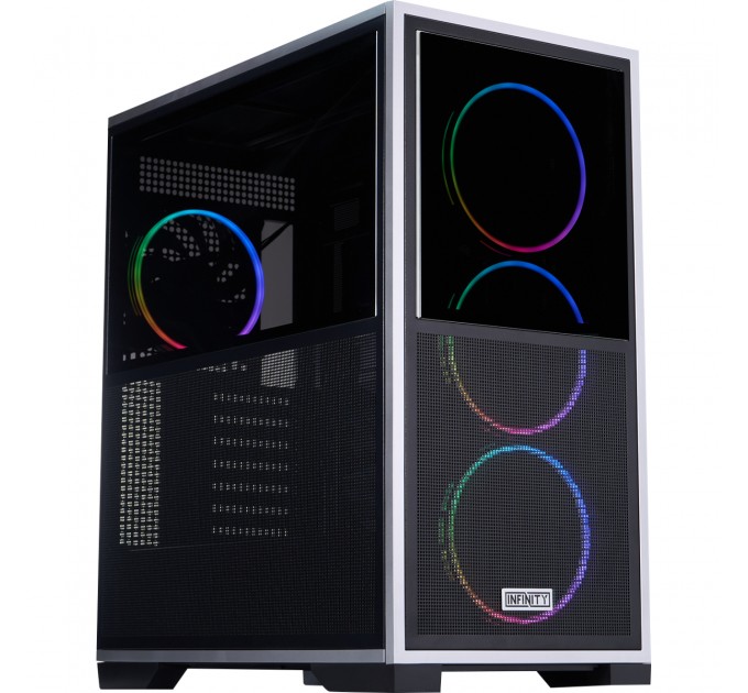 Корпус 1stPlayer IF8-BK-4FO7-14 Black