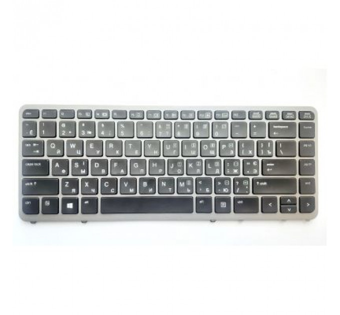 Клавіатура ноутбука HP EliteBook 840 G1/G2, 850 G1/G2, ZBook 14 G1/G2 черная с серо (A46184)