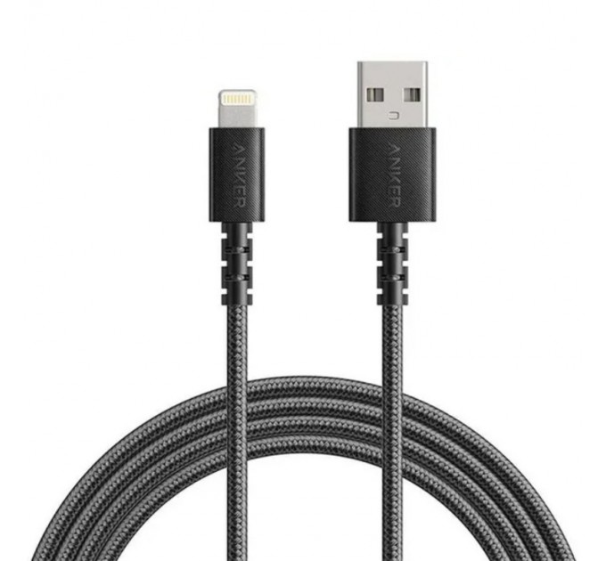 Кабель Anker Powerline Select+ USB - Lightning (M/M), 1.8 м, Black (A8013H11/A8013H12)