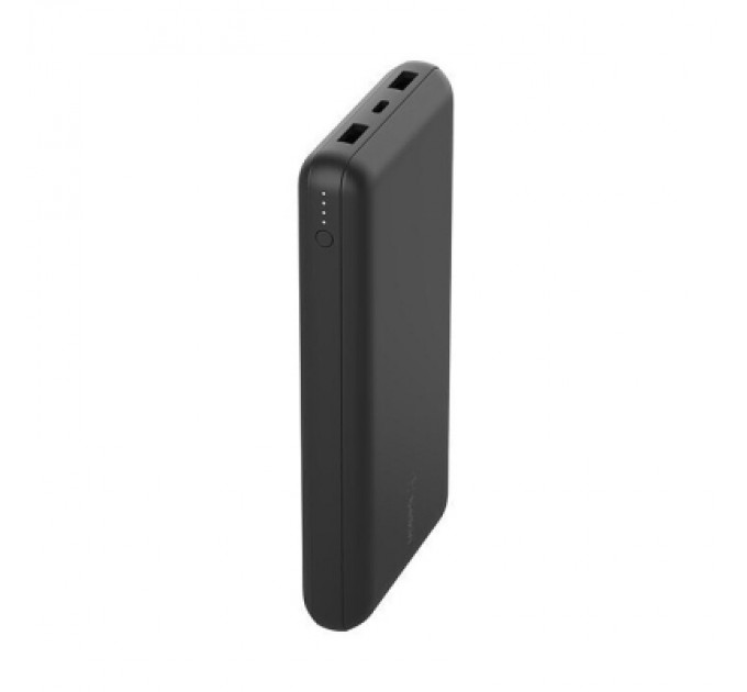 Батарея універсальна Belkin 20000mAh, USB-C, 2*USB-A, 3A, 6" USB-A to USB-C cable, Black (BPB012BTBK)