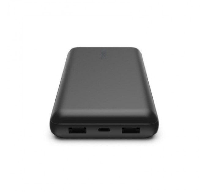 Батарея універсальна Belkin 20000mAh, USB-C, 2*USB-A, 3A, 6" USB-A to USB-C cable, Black (BPB012BTBK)