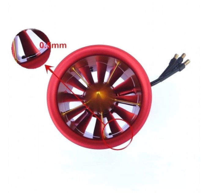 Двигун для дрона JP Hobby EDF Ducted Fan JP Hobby 70mm + 4-6S (7S*) Motor 2250Kv (CCW) (JPH-CCW)