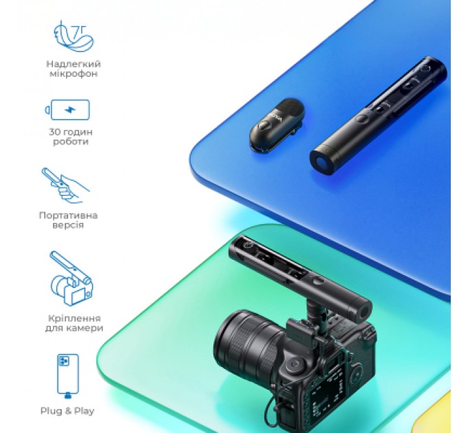 Мікрофон Boya Magic-05 Type-C Black (Magic-05)