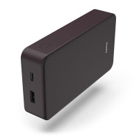 Батарея універсальна Hama 20000mAh, 15W/5V/3A, USB-C, USB-A, plum (00201715)